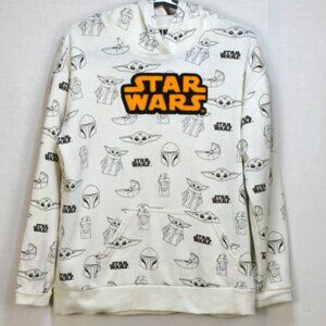 Star wars Hoodie  with ​​kangaroo pockets junior size 14/16 cotton blend